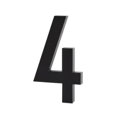 Design Letters siffror aluminium 50 mm, 4