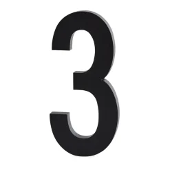 Design Letters siffror aluminium 100 mm, 3