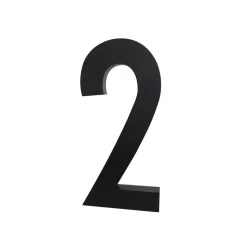 Design Letters siffror aluminium 50 mm, 2