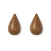 Dropit knopp 2-pack valnöt, Liten