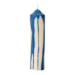 Dryp blockljus, Deep Blue, 20 cm