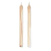 Dryp stearinljus 2-pack, Beige
