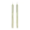 Dryp stearinljus 2-pack, Tea Green