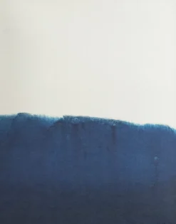 Dyeforindigo ocean 1 poster 40x50 cm, Blå-vit