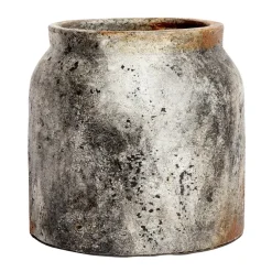 Echo kruka Ø28 cm, Rost-grå