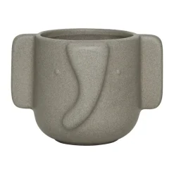 Elephant kruka Ø9,6 cm, Stone