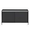 Enfold sidobord lågt 125x45x63 cm, Black-Black
