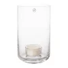 Ernst ljuslykta i glas, Ø9x15 cm