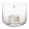 Ernst ljuslykta i glas, Ø10x9 cm