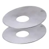 Ernst ljusmanschett Ø8,3 cm 2-pack, Borstad metall