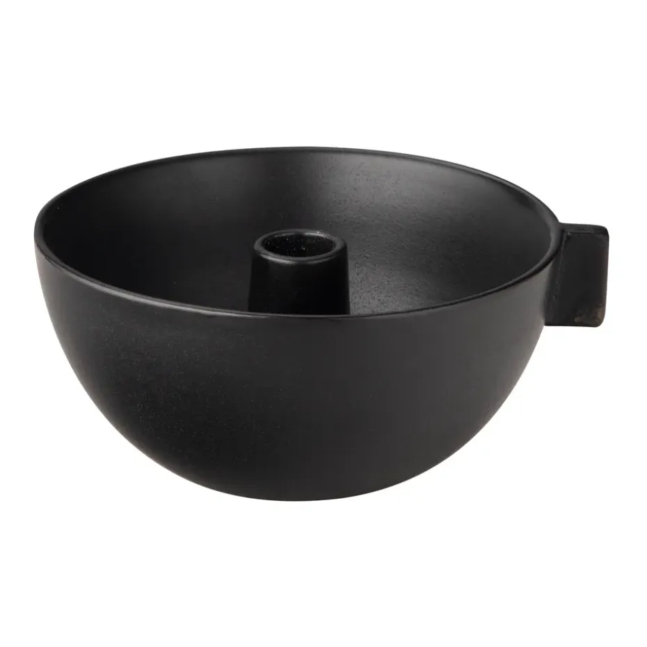 Ernst ljusskål Ø17 cm, Svart