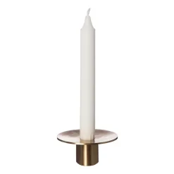 Ernst ljusstake borstad mässing Ø9,2 cm, 4 cm