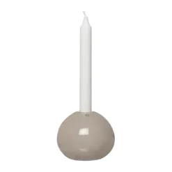 Ernst ljusstake glas Ø11 cm, Beige