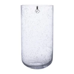Ernst vas bubbligt glas 25 cm, Klar