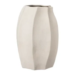 Ernst vas stengods Ø15x23 cm, Naturvit