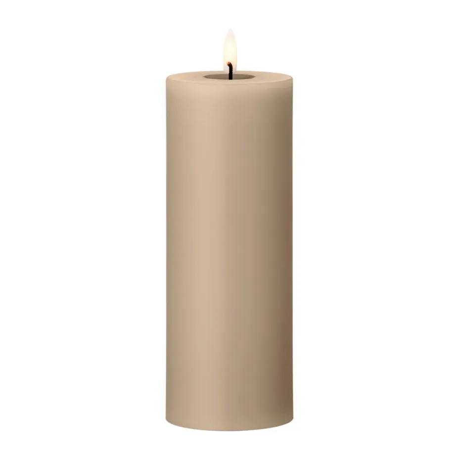 ester & erik blockljus LED, 18 Nougat Note, 20 cm
