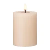 ester & erik blockljus LED, 11 Ice Latte, 10 cm