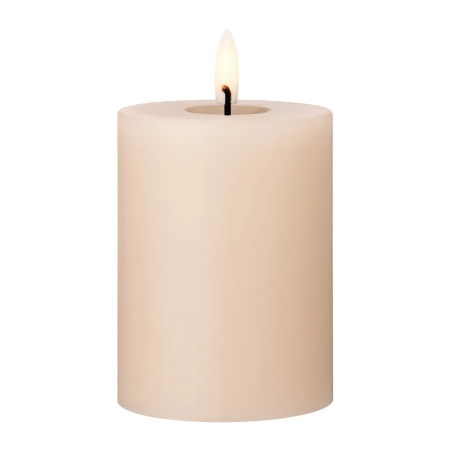 ester & erik blockljus LED, 11 Ice Latte, 10 cm