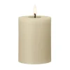 ester & erik blockljus LED, 14 Pale ginger, 10 cm