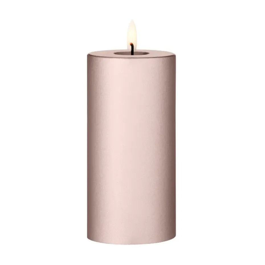 ester & erik blockljus LED, 94 Champagne Metallic, 15 cm