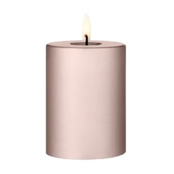 ester & erik blockljus LED, 94 Champagne Metallic, 10 cm