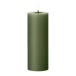 ester & erik blockljus LED, 70 Green Soil, 20 cm
