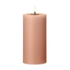ester & erik blockljus LED, 20 Rosy caramel, 15 cm