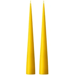 ester & erik konljus 37 cm 2-pack matt, Mörkgul 15/2