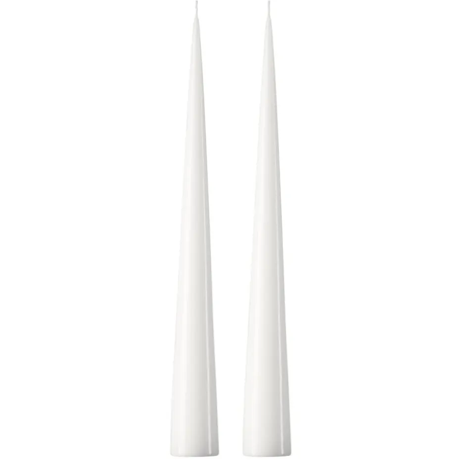 ester & erik konljus 37 cm 2-pack lackad, Pure white 31-0