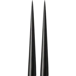 ester & erik konljus 37 cm 2-pack matt, Raw black 75