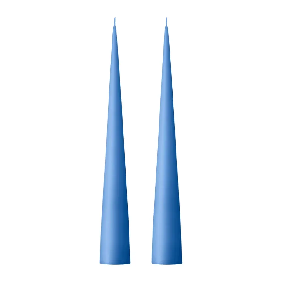 ester & erik konljus 37 cm 2-pack matt, Moon blue 37