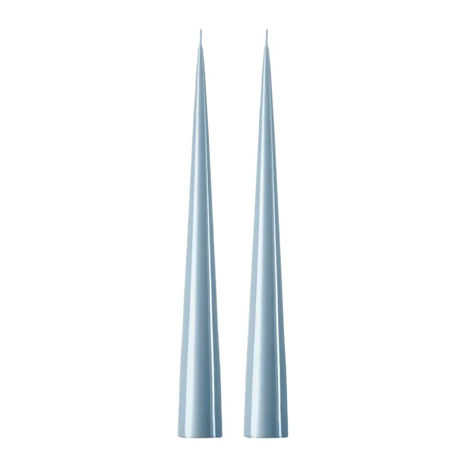 ester & erik konljus 37 cm 2-pack lackad, Dusty blue 83