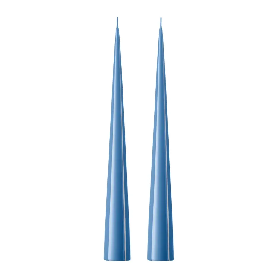 ester & erik konljus 37 cm 2-pack lackad, Moon blue 37