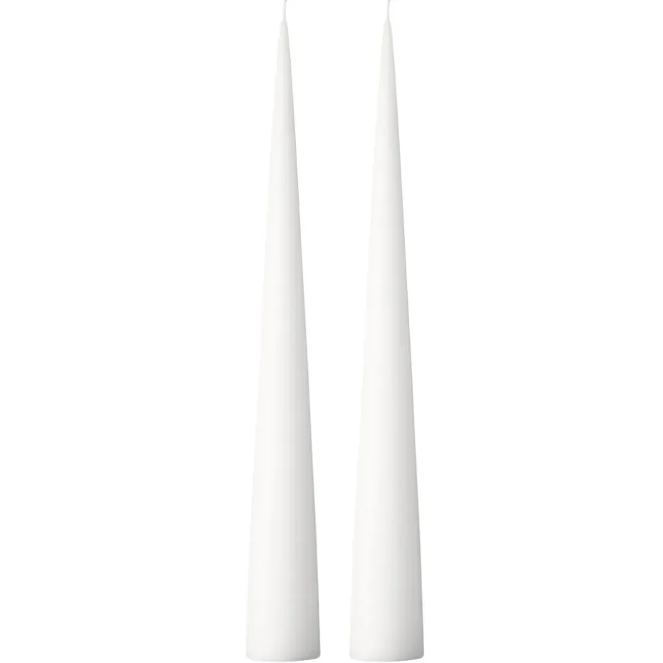 ester & erik konljus 37 cm 2-pack matt, Pure white 31