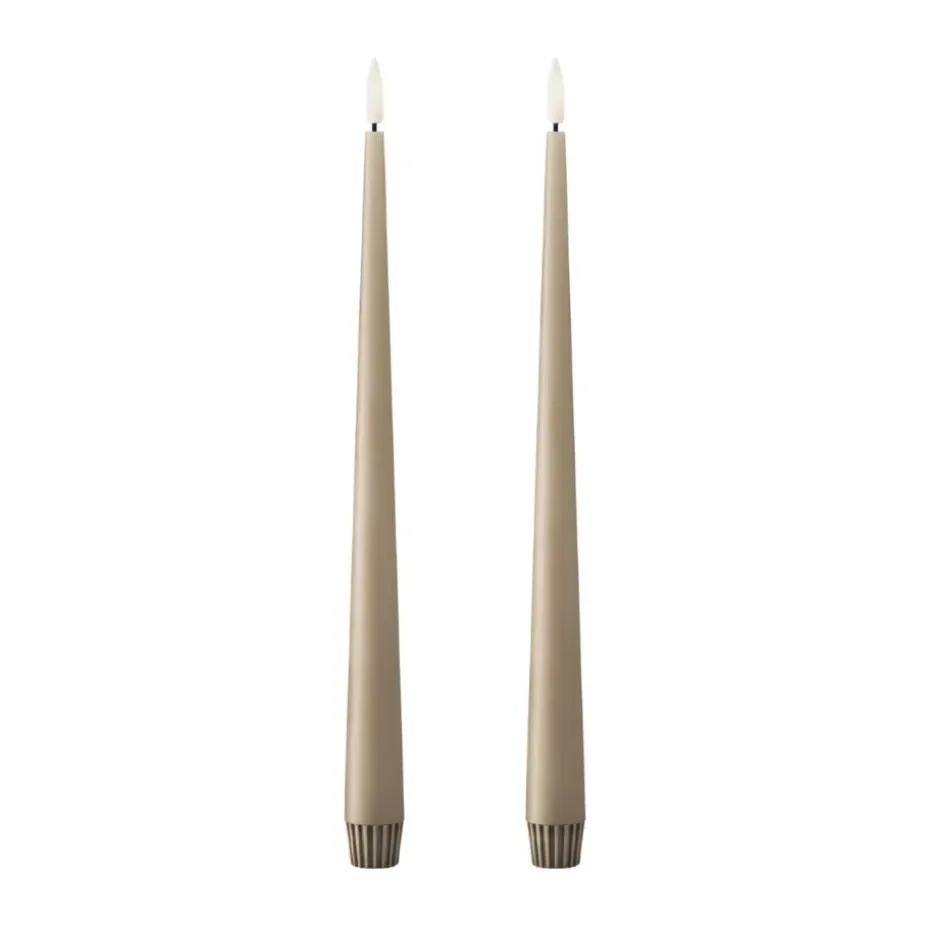 ester & erik kronljus LED 2-pack, 18 Nougat note , 30 cm