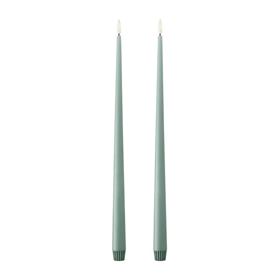 ester & erik kronljus LED 2-pack, 67 Jade stone, 40 cm
