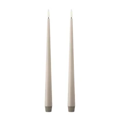 ester & erik kronljus LED 2-pack, 22 Linen Grey , 30 cm