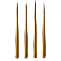 ester & erik ljus 32 cm 4-pack metallic, Gold