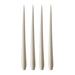 ester & erik ljus lackad 4-pack, linen grey, 42 cm