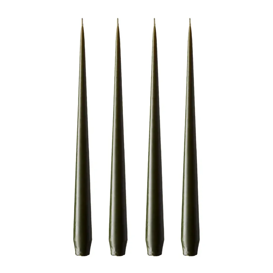 ester & erik ljus 4-pack matt, mörk deep forest, 32 cm