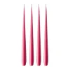 ester & erik ljus 4-pack matt, Deep pink 41/2, 42 cm