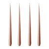 ester & erik ljus 4-pack matt, rosy caramel, 32 cm