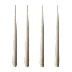 ester & erik ljus 4-pack matt, linen grey, 32 cm