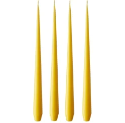 ester & erik ljus 4-pack matt, dark Lemon drop 15/2, 32 cm