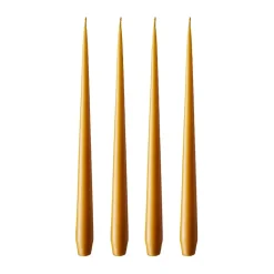 ester & erik ljus 4-pack matt, mörk saffran, 32 cm