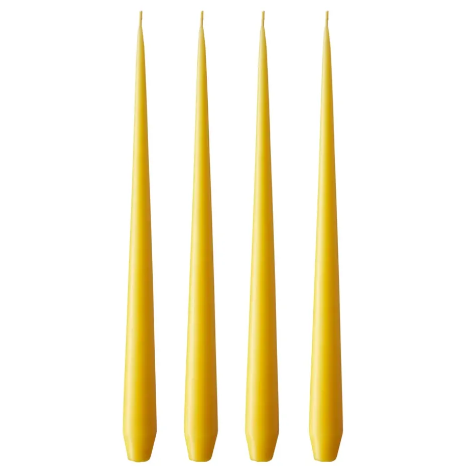 ester & erik ljus 4-pack matt, dark Lemon drop 15/2, 42 cm