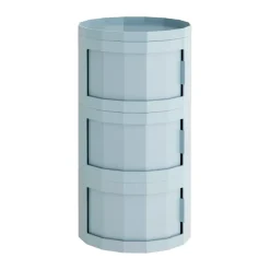 Facet Cabinet 30 sidobord, Misty blue