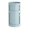 Facet Cabinet 110 sidobord, Misty blue