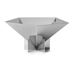 Fem dekorationsskål, Stainless Steel