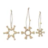 Ferm Living Jute Stars julgranshänge 3 delar, Natural
